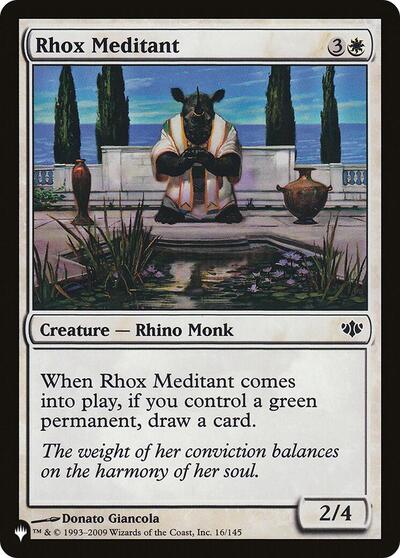 Rhox Meditant (The List) Near Mint