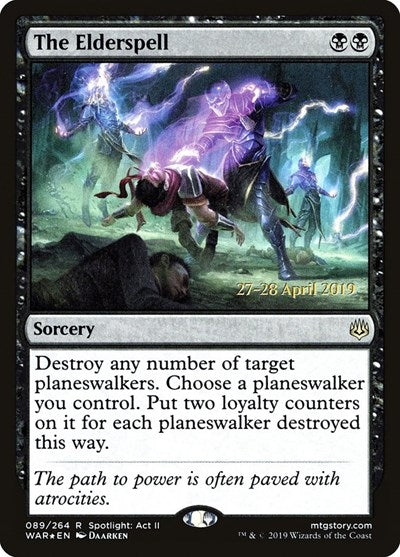 The Elderspell (Promos: Prerelease Cards) Light Play Foil
