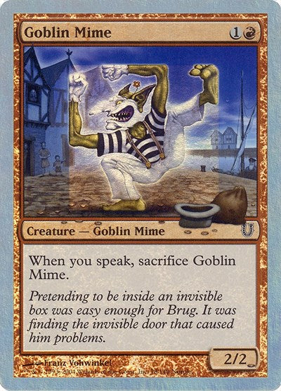 Goblin Mime (Alternate Foil) (Unhinged) Near Mint Foil