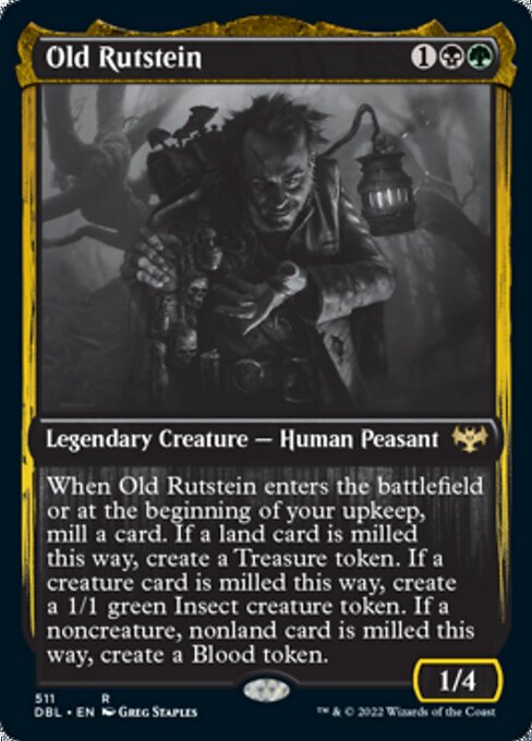 Old Rutstein (Innistrad: Double Feature) Light Play