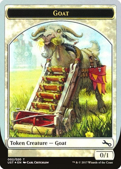 Goat Token (Unstable) Light Play Foil
