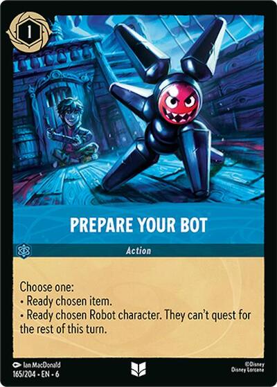 Prepare Your Bot (Azurite Sea) Near Mint Cold Foil