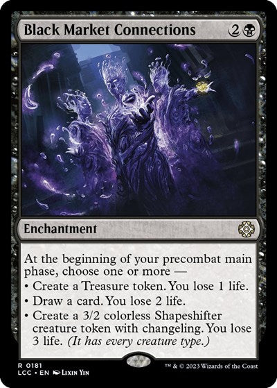 Black Market Connections (Commander: The Lost Caverns of Ixalan) Damaged / Poor