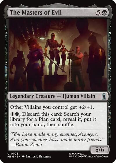 The Masters of Evil (Marvel Super Heroes) Near Mint Foil