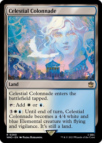 Celestial Colonnade (Universes Beyond: Doctor Who) Near Mint Foil