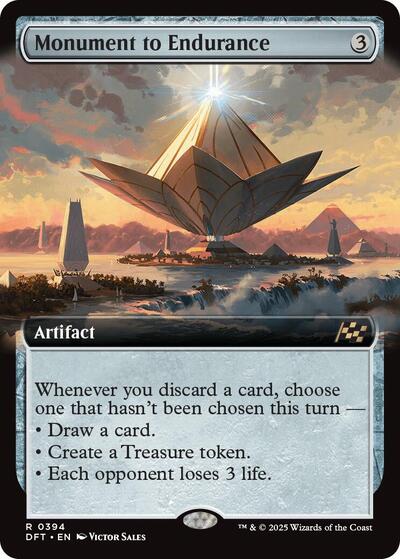 Monument to Endurance (Extended Art) (Aetherdrift) Light Play Foil