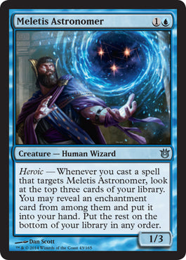 Meletis Astronomer (Born of the Gods) Light Play Foil
