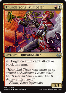 Thundersong Trumpeter (Modern Masters 2017) Light Play Foil