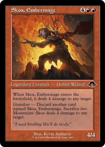 Skoa, Embermage (Retro Frame) (Modern Horizons 3) Light Play Foil
