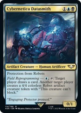 Cybernetica Datasmith (Surge Foil) (Universes Beyond: Warhammer 40K) Light Play Foil