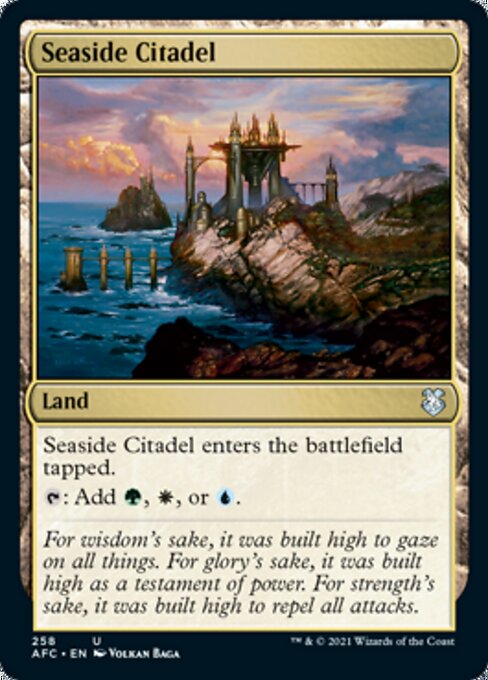 Seaside Citadel (Commander 2021 Forgotten Realms) Near Mint