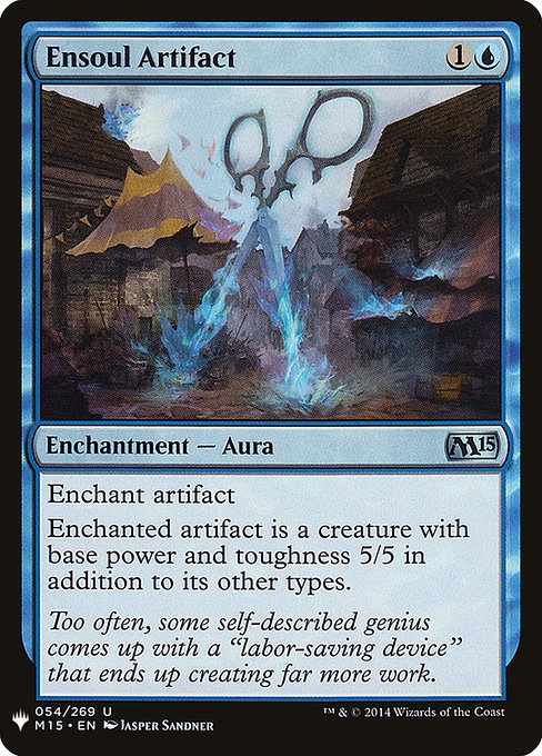 Ensoul Artifact (Mystery Booster) Light Play