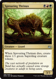 Sprouting Thrinax (Modern Masters 2017) Medium Play Foil
