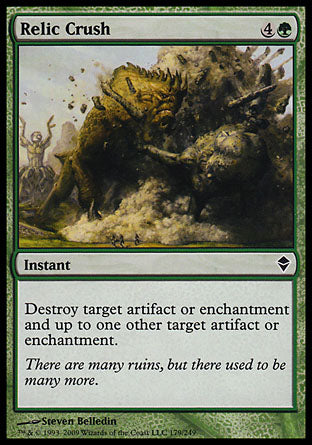 Relic Crush (Zendikar) Light Play