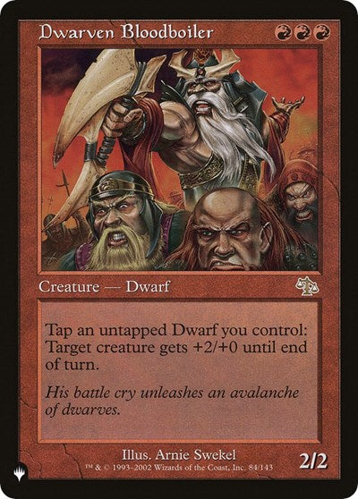 Dwarven Bloodboiler (The List) Light Play