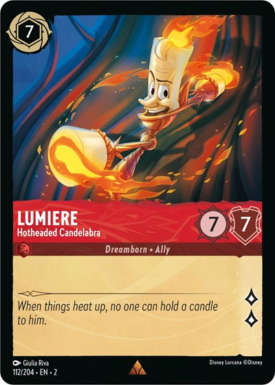 Lumiere - Hotheaded Candelabra (Rise of the Floodborn) Near Mint