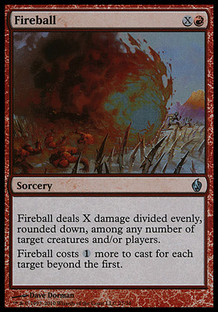 Fireball (Premium Deck Series: Fire and Lightning) Heavy Play Foil