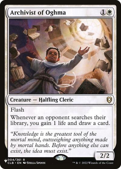 Archivist of Oghma (The List) Light Play