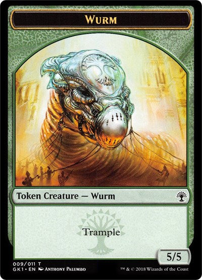 Saproling / Wurm Token (Guilds of Ravnica: Guild Kits) Medium Play