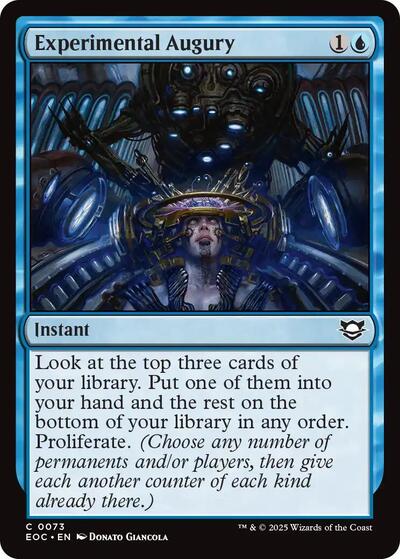 Experimental Augury (Commander: Edge of Eternities) Near Mint