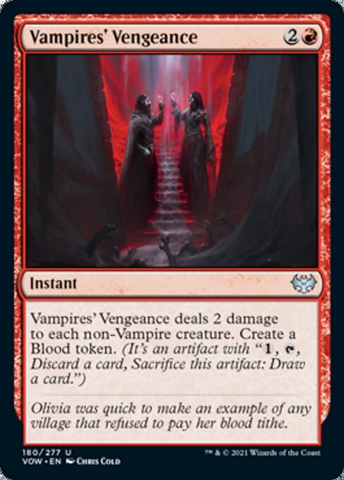 Vampires' Vengeance (Innistrad: Crimson Vow) Light Play