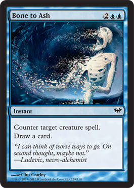 Bone to Ash (Dark Ascension) Medium Play Foil