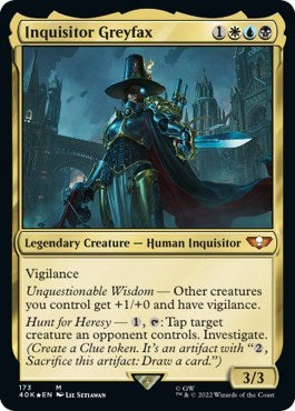Inquisitor Greyfax (Universes Beyond: Warhammer 40K) Light Play Foil