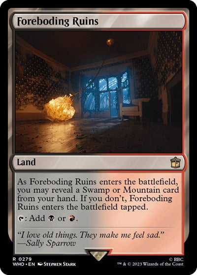 Foreboding Ruins (Universes Beyond: Doctor Who) Light Play Foil