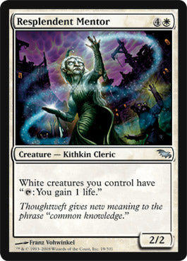 Resplendent Mentor (Shadowmoor) Light Play