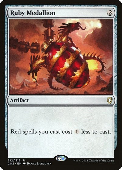 Ruby Medallion (Commander Anthology Volume II) Medium Play