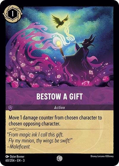 Bestow a Gift (Into the Inklands) Near Mint Cold Foil