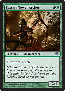 Bassara Tower Archer (Journey into Nyx) Light Play Foil