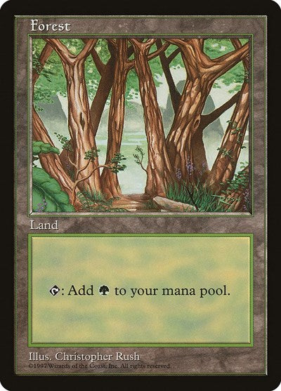 Forest - Blue Pack (Rush) (Promos: APAC Lands) Heavy Play