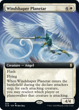 Windshaper Planetar (Extended Art) (Commander Legends: Battle for Baldur's Gate) Near Mint Foil