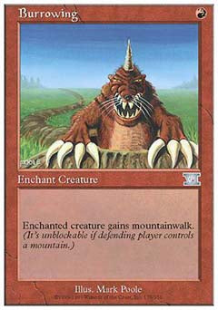 Burrowing (Classic 6th Edition) Light Play