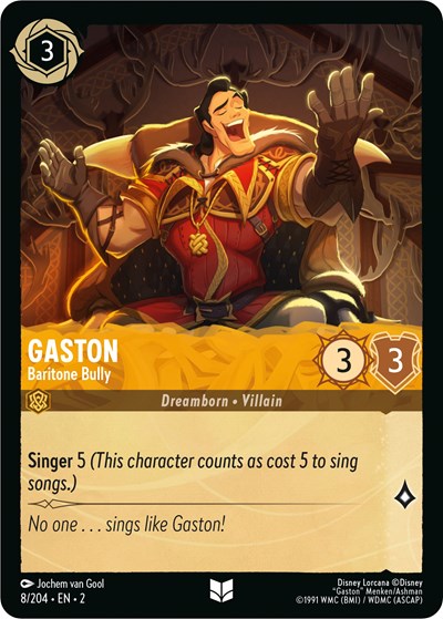 Gaston - Baritone Bully (Rise of the Floodborn) Near Mint