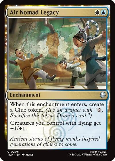 Air Nomad Legacy (Avatar: The Last Airbender) Near Mint Foil