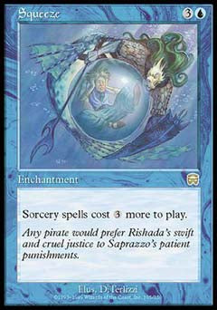 Squeeze (Mercadian Masques) Medium Play