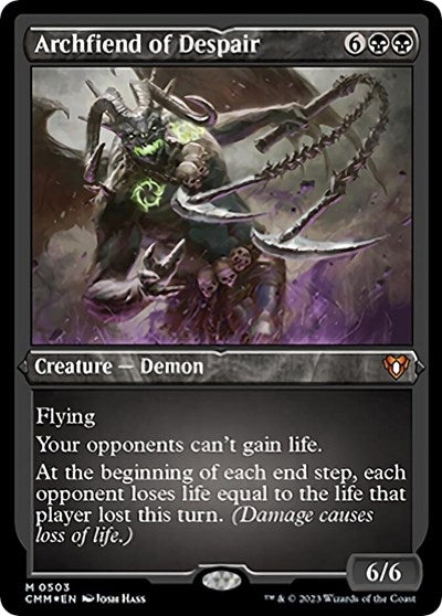 Archfiend of Despair  Foil Etched|0|0|0.00