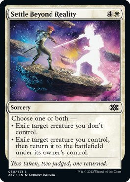 Settle Beyond Reality (Double Masters 2022) Near Mint Foil