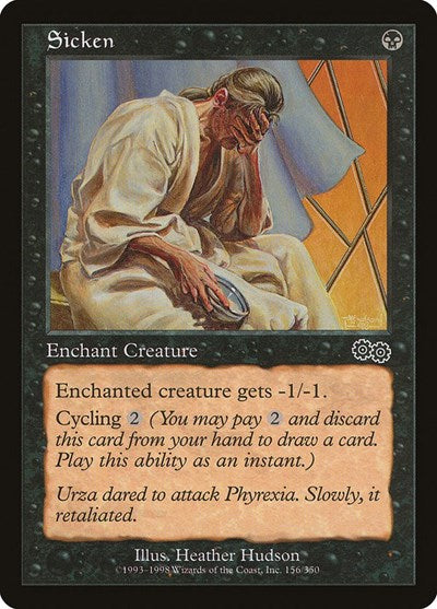 Sicken (Urza's Saga) Medium Play