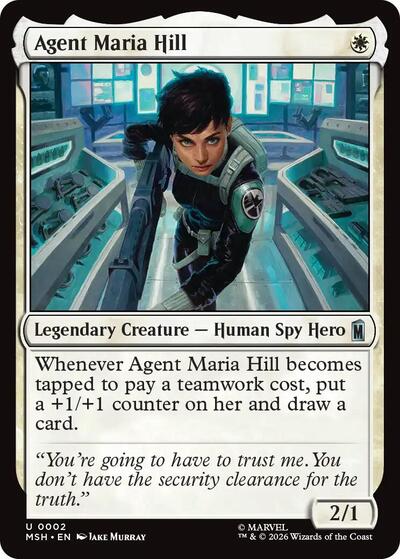Agent Maria Hill (Marvel Super Heroes) Near Mint Foil