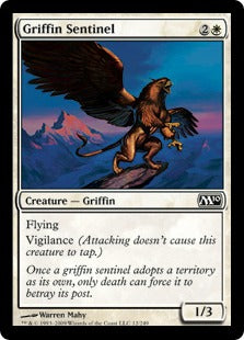 Griffin Sentinel (Magic 2010 Core Set) Near Mint
