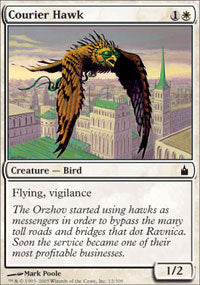 Courier Hawk (Ravnica) Medium Play Foil