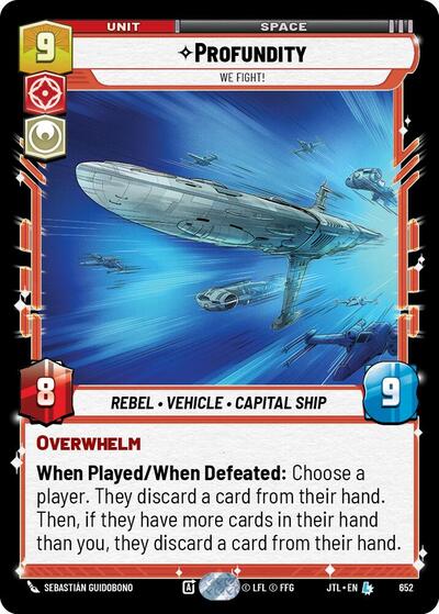 Profundity We Fight! (Foil) (Jump to Lightspeed) Near Mint Foil