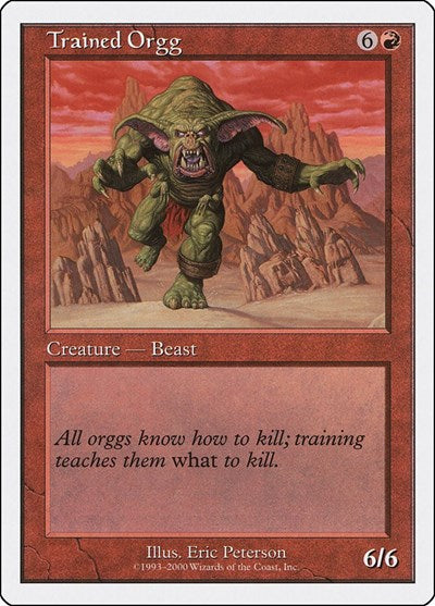 Trained Orgg (Starter 2000) Medium Play