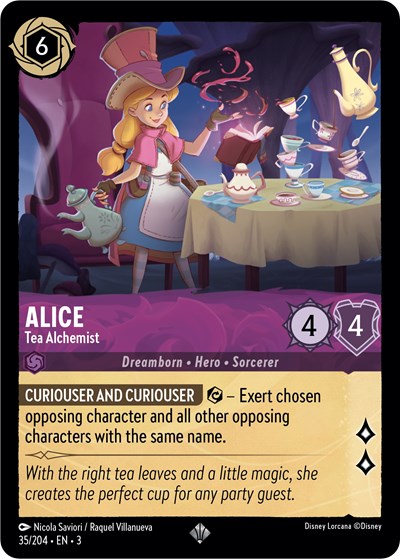 Alice - Tea Alchemist (Into the Inklands) Near Mint Cold Foil