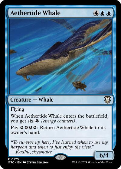 Aethertide Whale (Commander: Modern Horizons 3) Near Mint