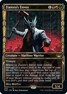 Ziatora's Envoy (Showcase) (Streets of New Capenna) Near Mint Foil