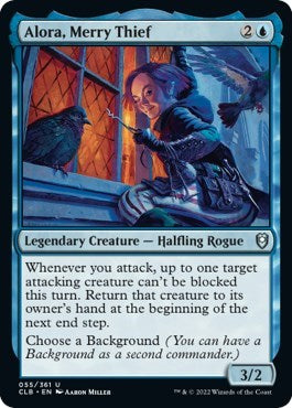 Alora, Merry Thief (Commander Legends: Battle for Baldur's Gate) Light Play